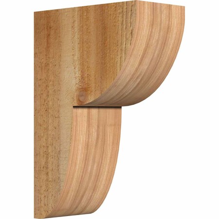 Ekena Millwork Crestline Rough Sawn Corbel, Western Red Cedar, 4"W x 8"D x 12"H COR04X08X12CRE00RWR